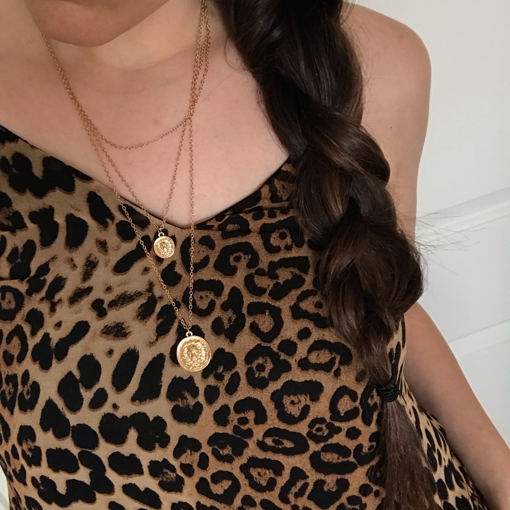 Leopard print top